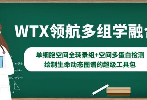 WTX领航多组学融合！单细胞空间全转录组+空间多蛋白检测——绘制生命动态图谱的超级工具包